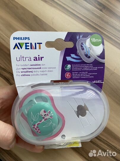 Пустышка avent 18