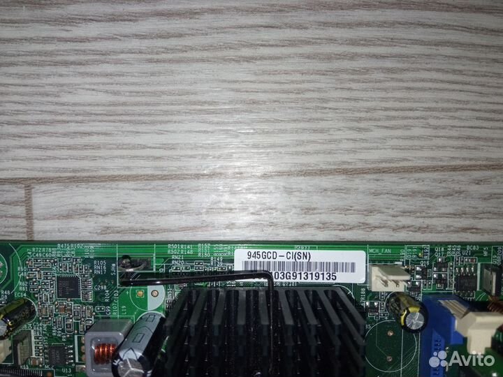 Материнская плата 945GCD-CI + блок питания