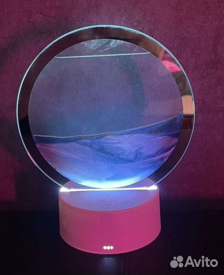 Светильник ночник лампа 3D картина Зыбучие пески