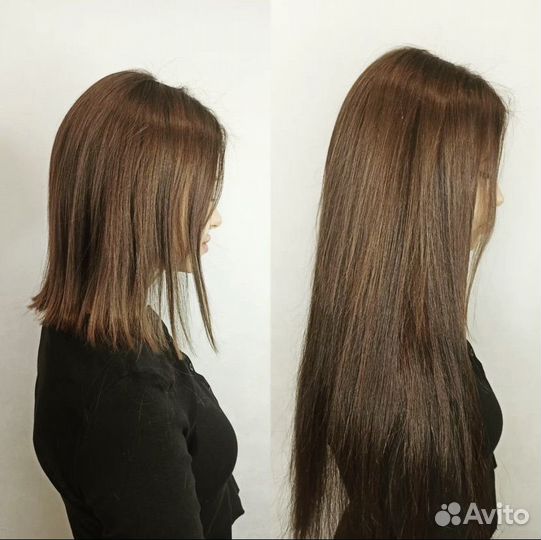 Бережное снятие нарощенных волос