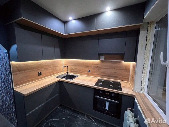 Кухни на заказ с монтажом