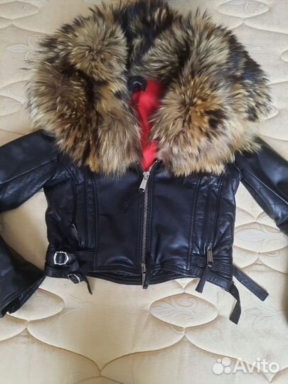 Куртки из натуральной кожи dsquared2