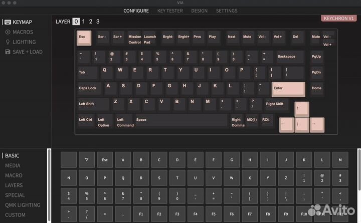 Кастомная клавиатура Keychron V1