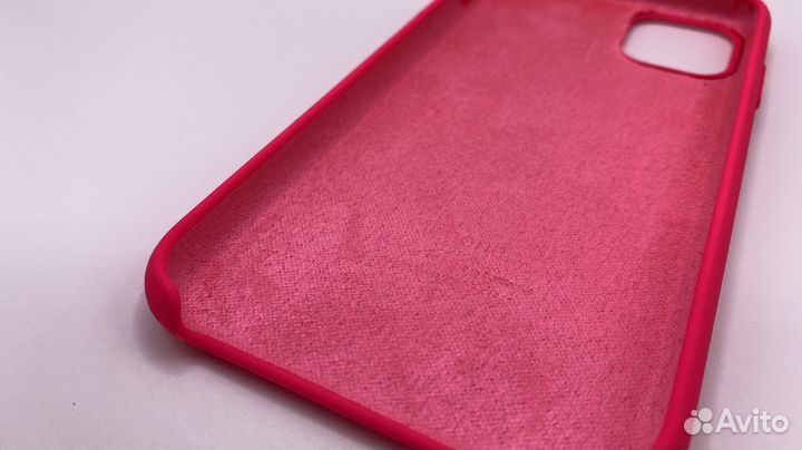 Чехол на iPhone 11 Silicon Case Shiny Pink