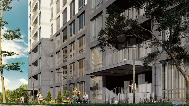 2-к. квартира, 69,7 м², 9/16 эт.