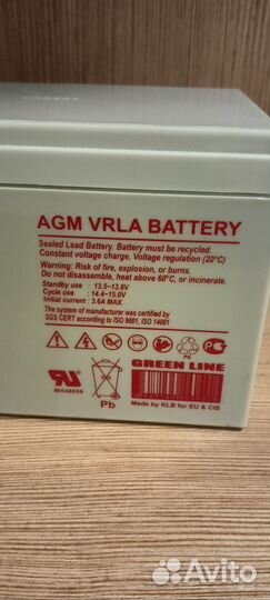 Аккумулятор 12v гелиевый