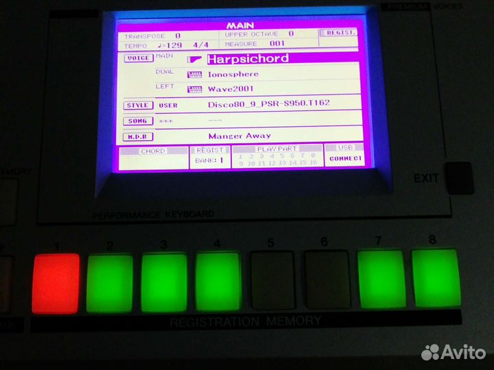 Синтезатор yamaha psr s500