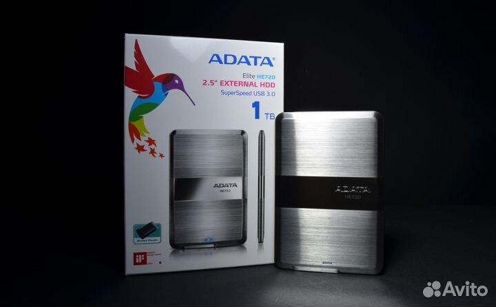 Внешний HDD A-Data 1TB HE720 2.5