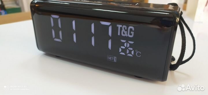 Беспроводная блютуз колонка с термометром