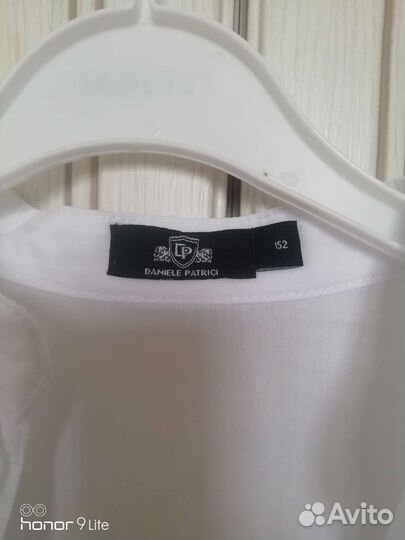 Блузка белая для девочек 140-152