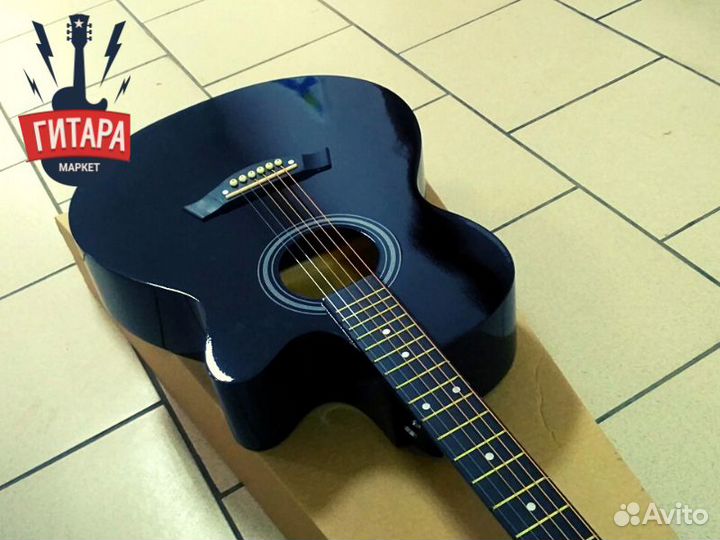 Акустическая гитара Belucci 40 дюймов черная