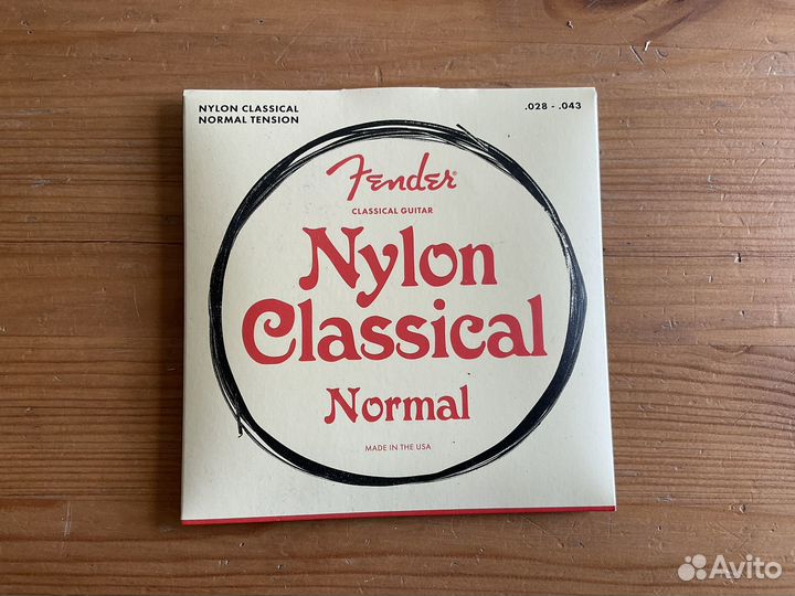 Струны на классич. гитару Fender c бочонком и без