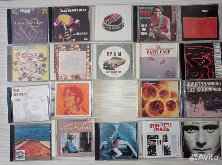 Список 2 Фирменные CD рок прог джаз поп