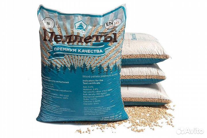 Пеллеты премиум 15 кг