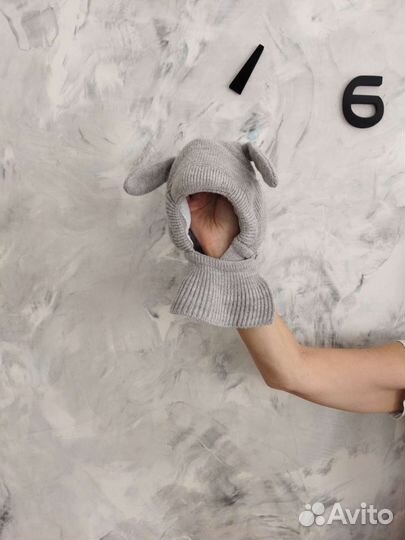 Шапка шлем Журавушка