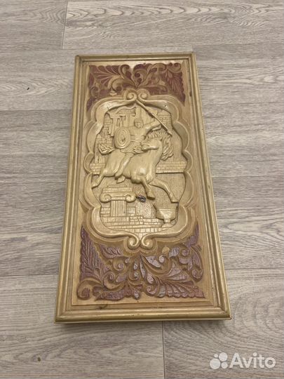 Нарды резные деревянные