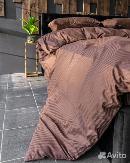 Постельное белье как в отелях 5 звезд Софи Шоколад