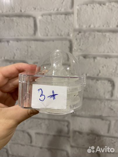 Соски для бутылочек avent 3+