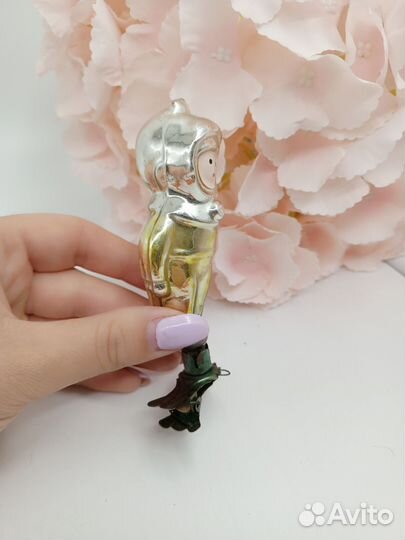 Елочная игрушка редкая Космонавт СССР (нчк)