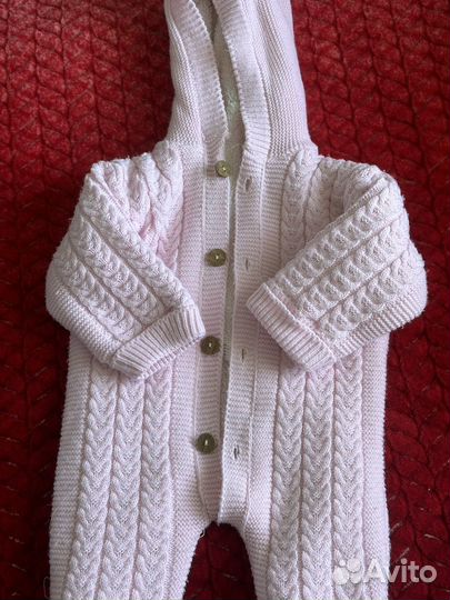 Вязанный комбинезон 62