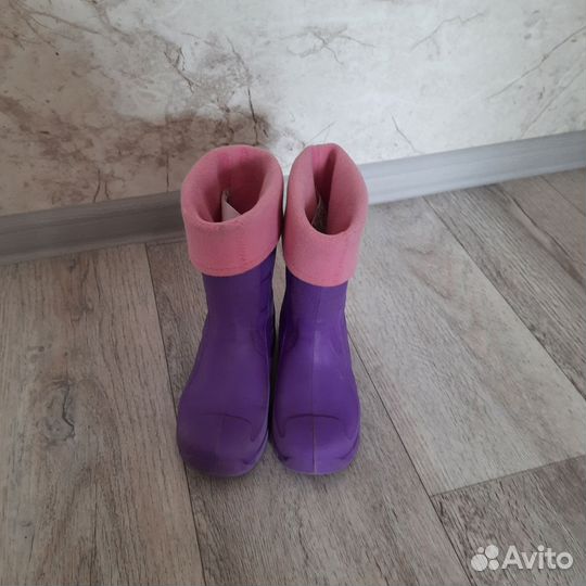 Резиновые сапоги для девочки