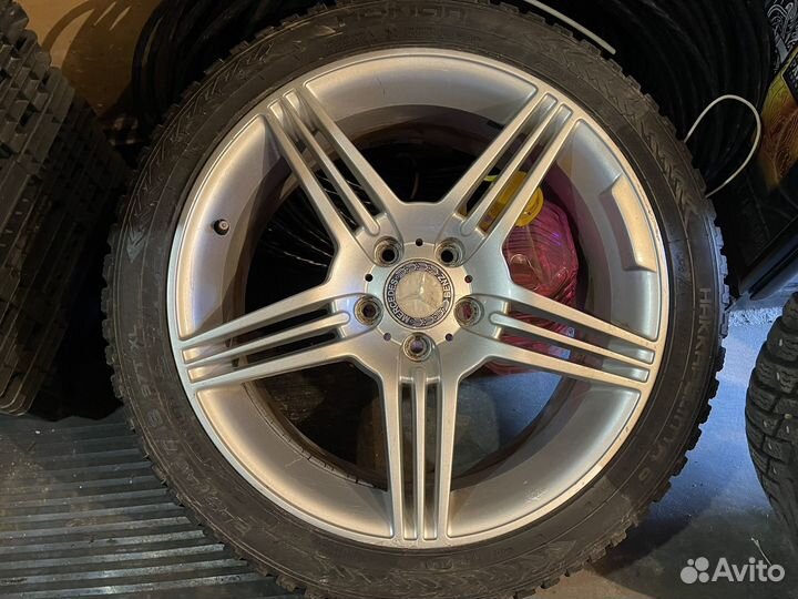 Комплект колес r18 mercedes зима шипы