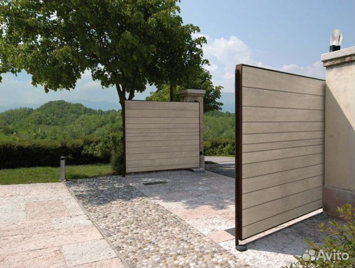 Распашные ворота 3500*2100