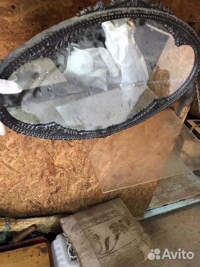 Зеркало овальное в раме СССР