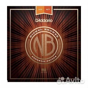 Струны 10-47 D'addario Nickel Bronze NB1047