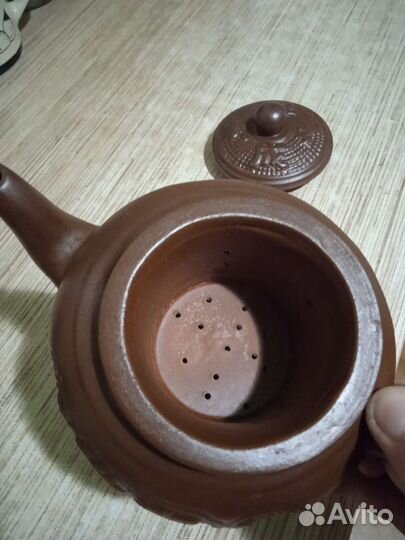 Заварочный чайник и конфетница хрустальная