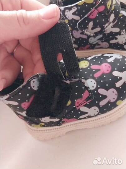 Ботинки демисезонные для девочки размер 18