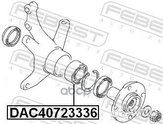 Подшипник ступ. пер.Suzuki Baleno 1.3/i
