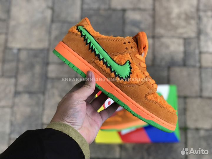 Кроссовки Nike SB Dunk Grateful Dead Bears Orange