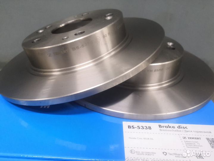 Диск тормозной задний Honda Civic 8
