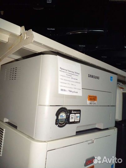 Лазерный принтер Samsung 2820 dn+картридж гарант