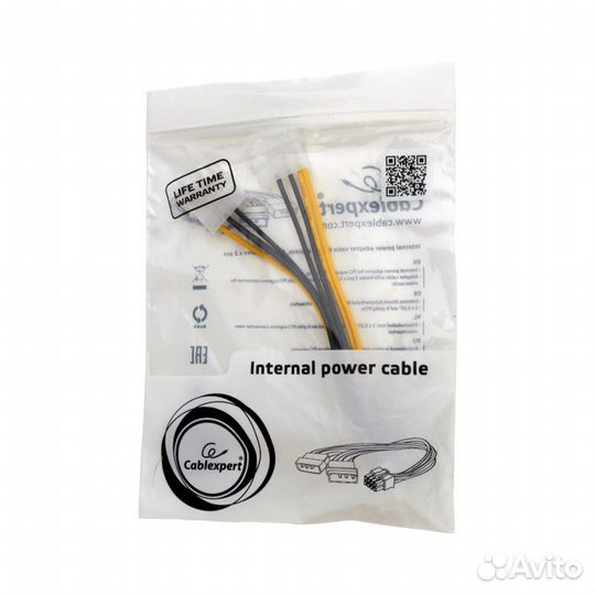 Разветвитель питания видеокарты 2хMolex PCI-Expres