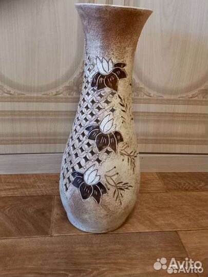 Ваза напольная керамическая