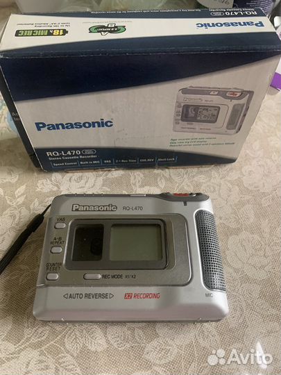 Кассетный плеер-диктофон panasonic RQ-L470