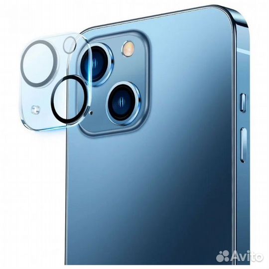 Защитное стекло камеры iPhone 14 / 14 Plus (светящ