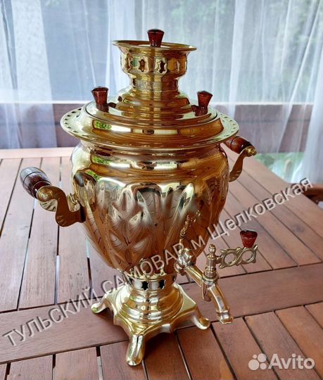 Новый самовар на дровах. Эксклюзив из Тулы