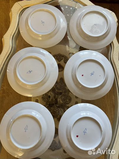 Набор тарелок дулево СССР