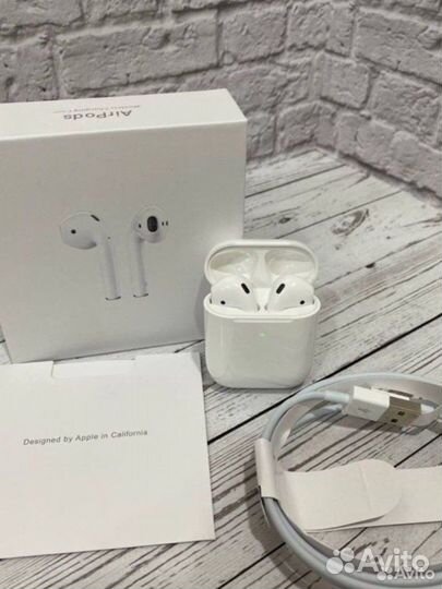 Беспроводные наушники apple airpods 2