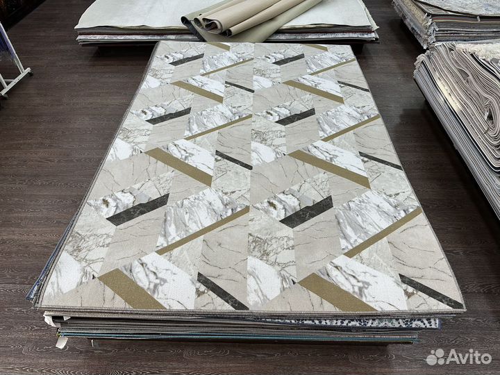 Палас 2х3 новый, мрамор