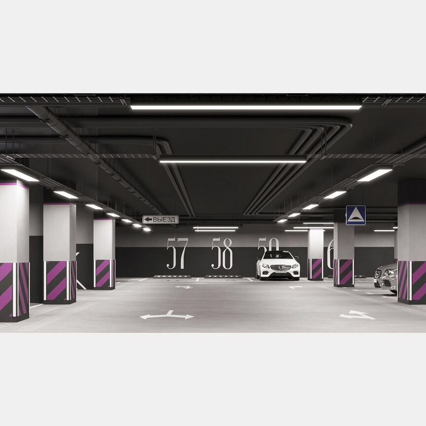 Апартаменты-студия, 45,7 м², 10/10 эт.