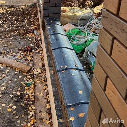 Колпак заглушка на столб из кирпича или блока 385м