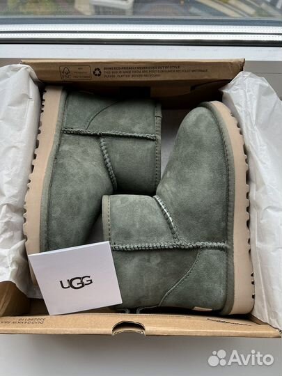 Угги женские UGG classic mini II burnt olive