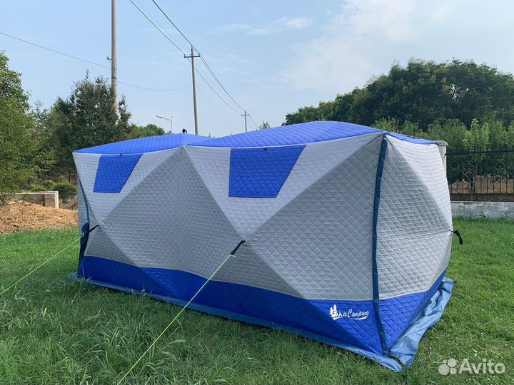 Утеплённая трёхслойная зимняя палатка 2023