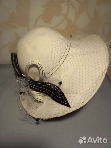 Шляпа фетровая женская