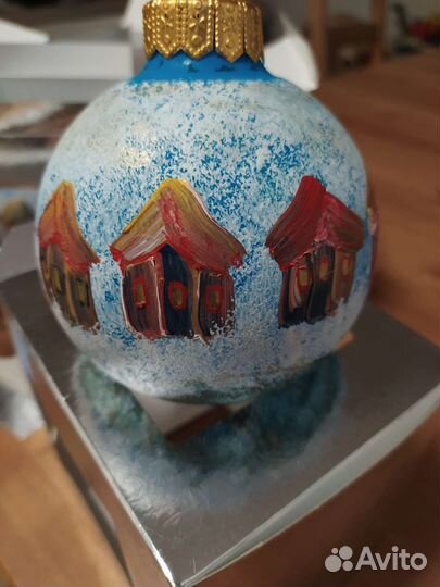 Шары новогодние ручная роспись