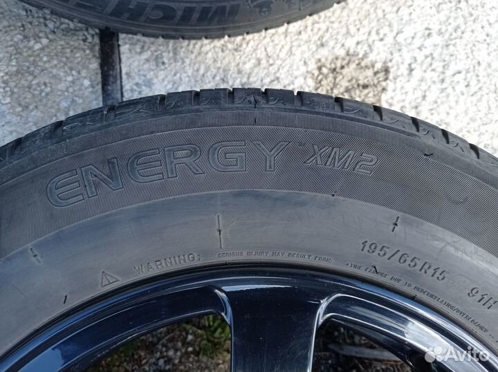 Slik R15 5x114,3 + шины летние Michelin Energy XM2